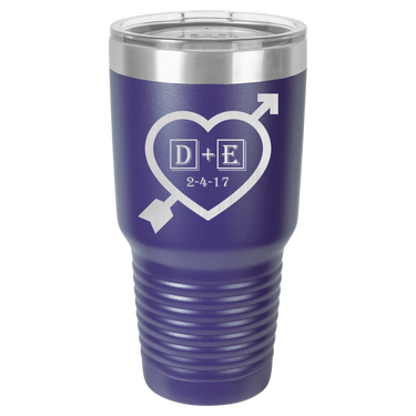 D+E Romantic Tumbler